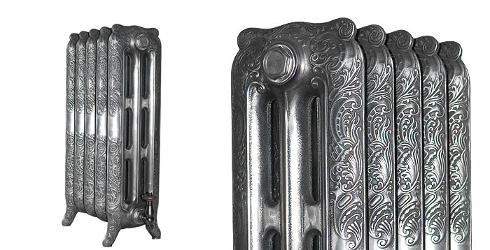 Top of CRANE Ornate III 768mm Cast Iron Radiators