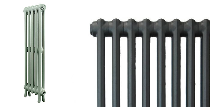 Profile of CRANE Historic 2 Column 1050mm Cast Iron Radiators