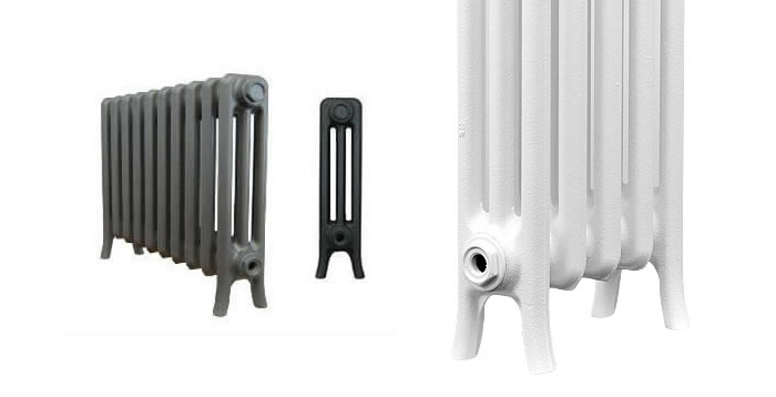 Legs of CRANE Historic 3 Column 500mm Cast Iron Radiators